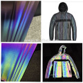 Wholesale Good Quality High Visibility Iridescent Rainbow Reflective Fabric for Clothing